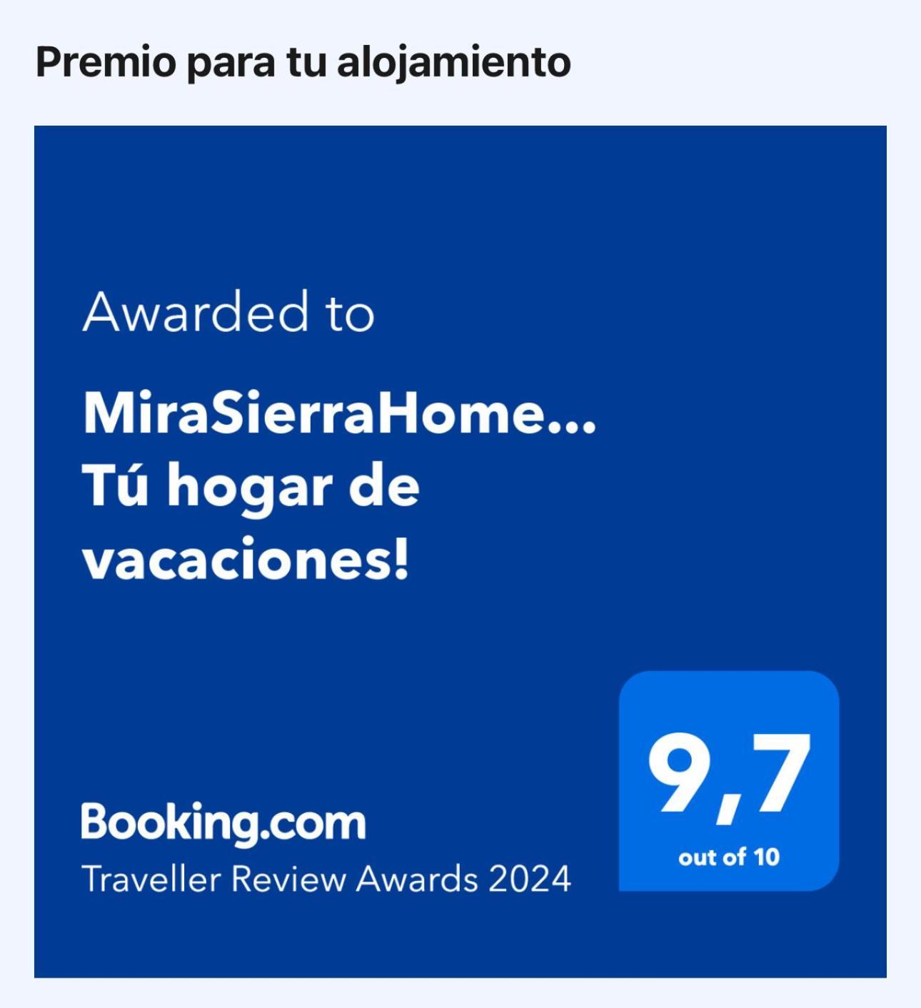 Mirasierrahome... Tu Hogar De Vacaciones! 埃尔乔罗 外观 照片